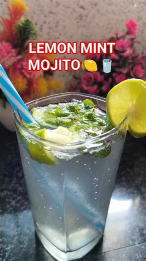 Lemon + Mint + Soda = Pure Refreshment 🌿🍋 #Mojito#VirginMojito#SummerDrinks #RefreshingDrinks#short