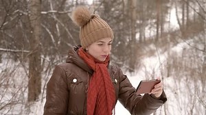 Girl Taking Selfie Forest Stock Footage Video (100% Royalty-free) 15034537 | Shutterstock