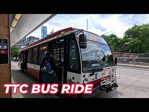 TTC 82 Bus Ride: Rosedale Station to Summerhill and Back | Full Route