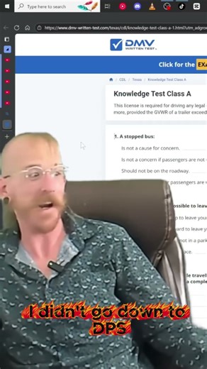 Texas CDL Test Secrets #truckdriver #trucking #cdl