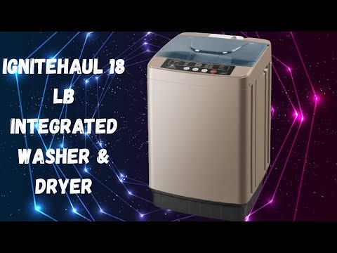 18 lb Large Capacity Washer & Dryer | Quick & Energy Saving | IgniteHaul