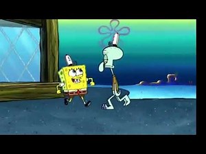 Squidward wants to walk to work with spongebob