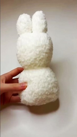 Turn an Old Sock into the Cutest Bunny Ever! ✨ #trending