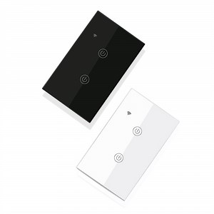 [Hot Item] Tuya/Google/Alexa Remote Control Voice Control Smart Home Light Switch 1/2/3/4 Gang Glass Intelligent Switch
