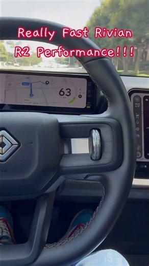 Really Fast Rivian R2 - The quick momentum build-up is Superb! Incredible sudden acceleration!