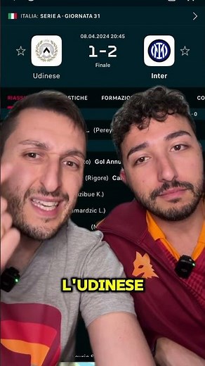 UDINESE-INTER 1-2: INVULNERABILI‼️😱