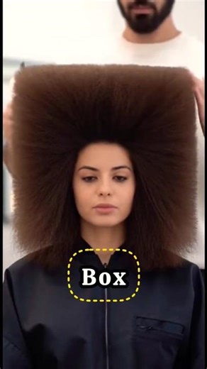 Beautiful Box hairstyle wait for end #shorts