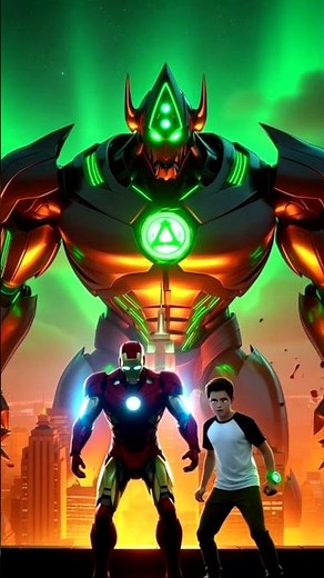 Iron Man vs Ben 10 | Clash of Heroes | AI Superhero Battle in New York