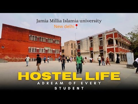 Hostel Life: A Dream Of Every Student || A Solo Trip To Delhi📍|| Jamia Millia Islamia #vlog #delhi
