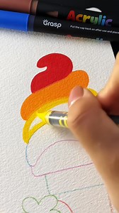 48K views · 201 reactions | Asmr Satisfying coloring #drawing #color #paint #asmr | Mi Yu | Facebook