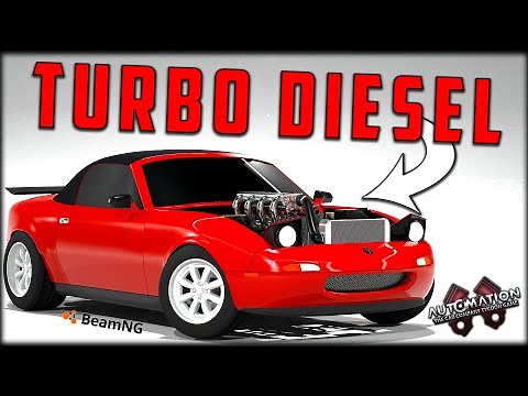 Turbo Diesel In A Miata ~ Automation - BeamNG