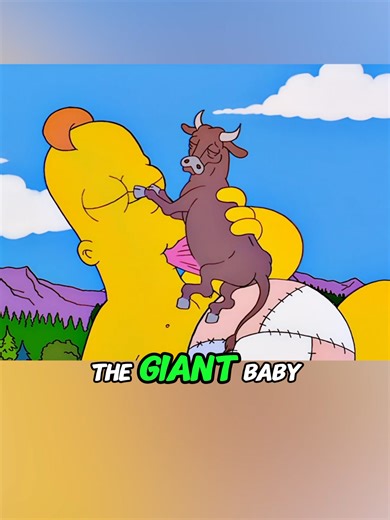 Giant Baby Homer: The Milk-Guzzling Marvel