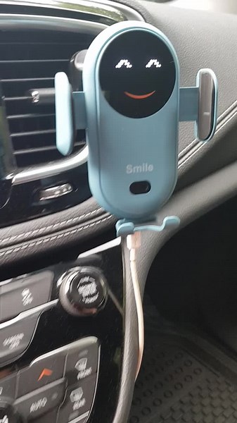 Watch Really cute Wireless Car Charger! Works with Samsung Galaxy. Ordered 3 collors as a gift! on Amazon Live