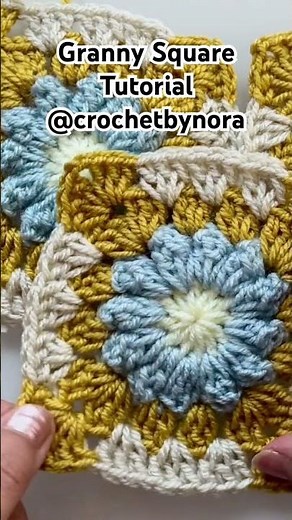 How to crochet a beautiful granny square. Tutorial ‪@CrochetByNora‬ #crochet