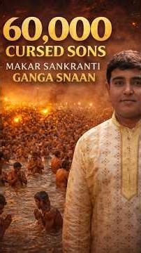 The 60,000 Cursed Sons: Mythological Reason Behind Ganga Snaan on Makar Sankranti | #shorts