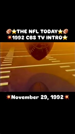 ⭐️SportsCC78⭐️ on Instagram: "🏈📺⭐️ #cbs #nfl #1992 #football"