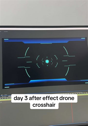 Drone Crosshair Animation Using After Effects