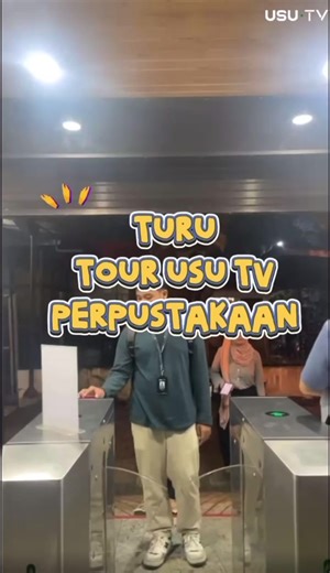 TURU: Tour USUTV✨ Ada yg mau ikutan bareng mimin nugas atau skripsian di perpus usu sampe malem ga? Gazlaaah we, dari kemaren kutengok pada pengen kelen kan?🫵 #USU #USUTV #perpustakaanusu #perpustakaan #TURU