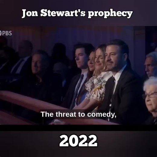 33K views · 1.6K reactions | Jon Stewart in 2022 received The Kennedy Center, err... Melania Trump Center, Mark Twain, err...Charlie Kirk Award for American Humor. | Being Liberal | Facebook