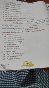 Choose the correct word: (That/These) is a good book.Choose th... | Filo