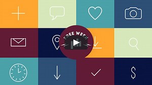 Free Animated Icon Set for Video Editors