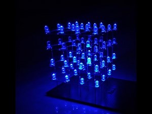 LED cube using Arduino - 4x4x4