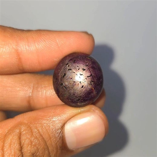 Natural 50.65 Ct Star Ruby Purplish Red Oval Untreated Cabochon Loose Gemstone - Etsy