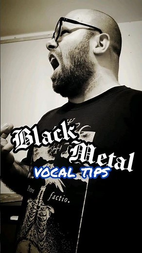 BLACK METAL Vocal tips #4: START your BLACK METAL SCREAMS with THIS! #blackmetal #fryscream