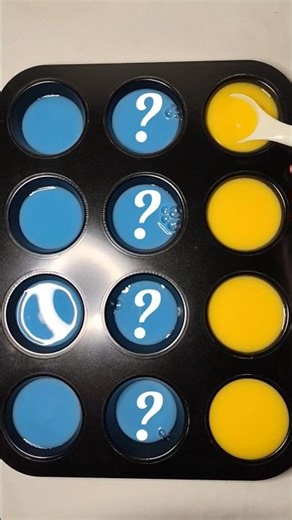 Blue + Yellow | 80% + 20% #colormixingmagic #satisfying #odlysatisfying #relaxing