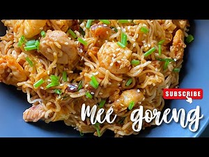 Mie Goreng (Mee Goreng - Indonesian noodles)I Stir-fried Noodles I Easy Dinner Recipe