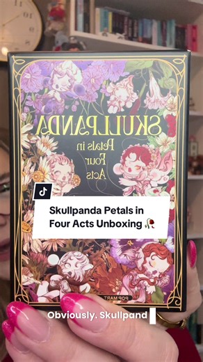 Skullpanda Petals in Four Acts Unboxing | Pop Mart Blind Box