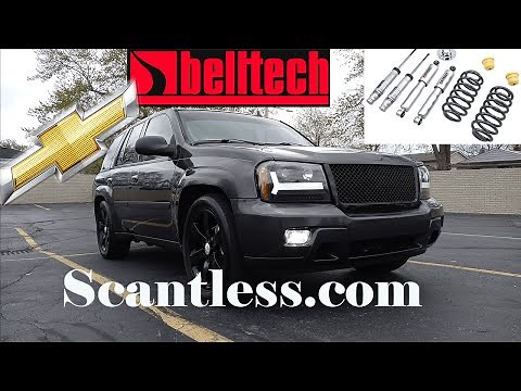 Lowered Chevy Trailblazer | Custom trailblazer #loweringkit #loweredtrailblazer #belltech