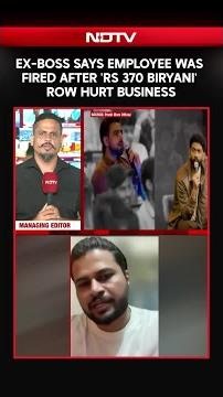 Himanshu Jangra Was Fired After 'Rs 370 Biryani' Row Hurt Business, Says Ex-Boss