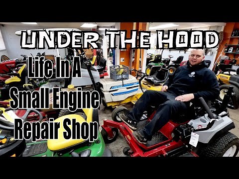 Step Into The Life Of A Small Engine Mechanic - A Full Day Of Repair Work Before The Spring Rush