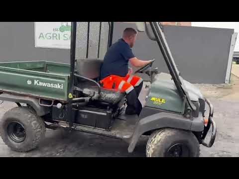 KAWASAKI 3010 MULE 4WD DIESEL UTILITY VEHICLE*REAR TIP*