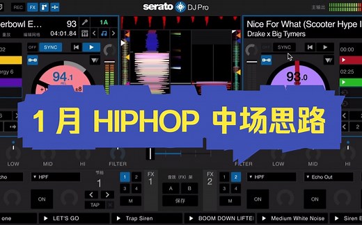 【商业中场】1月HIPHOP CLUB主流DJ SET | Jersey Club/2000's r&b/Mashup