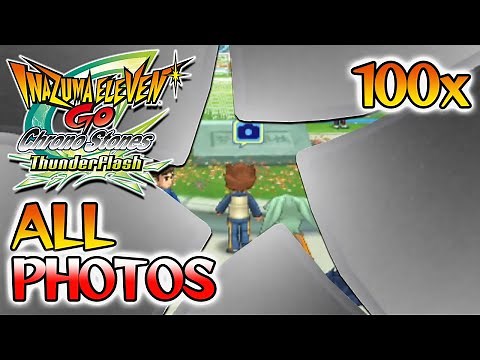 All 100 Photos - Inazuma Eleven GO Chrono Stones PalPack Guide