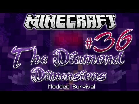 "TRANSFORMATION POWDER" | Diamond Dimensions Modded Survival #36 | Minecraft