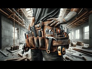 🛠️ STANLEY Leather Tool Belt Pouch Apron | Best Tool Belt 🛠️