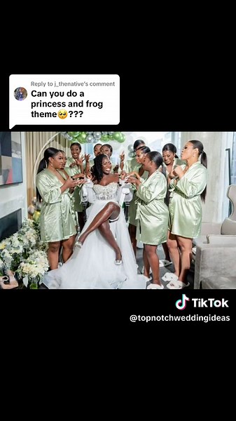 Princess and the Frog Themed Wedding Ideas