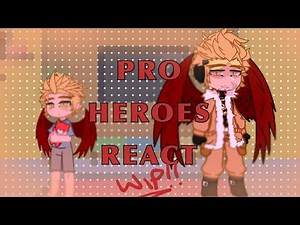 Pro Heroes React to Hawks || MHA || W.I.P. [Read Desc!]