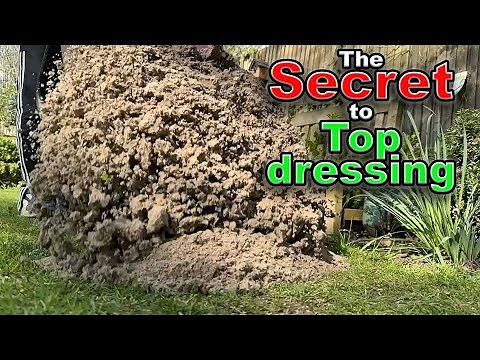 Why (and HOW) to TOPDRESS and LEVEL using SILICA SAND...