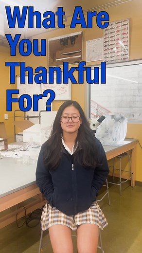 Catalina Students Share What They're Thankful For