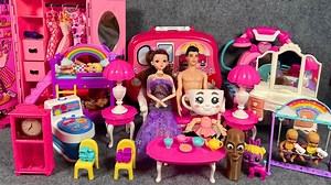 559K views · 9.8K reactions | 11 Minutes Satisfying with Unboxing Barbie Princess Bedroom Dress Up Playset ASMR | Review Toys #satisfying #asmr #unboxing #doll #barbie #relaxing #funny #cutetoys #fyp #Toys | Mypink Toys | Facebook