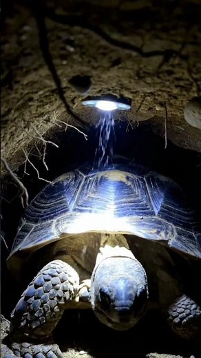 Inside a Juvenile Gopher Tortoise Burrow (Real POV). #CreatureCam #GopherTortoise
