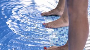 Two Pairs Female Legs Stand On Stock Footage Video (100% Royalty-free) 1043962333 | Shutterstock