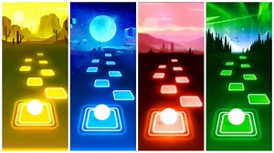 246K views · 2.7K reactions | Mater Car  Mcqueen Yellow Eater  Mcqueen Red Eater  Mcqueen Car Tiles Hop EDM Rush Gameplay  | Tiles Hop 1.5M | Facebook