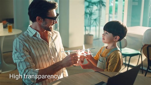 2.5K views · 32 reactions | A display that moves with you. ️ With dual Full HD micro-OLED screens and 1100-nit brightness, the ASUS AirVision M1 smart glasses keep your view sharp anywhere.  Read more about it here: https://us.asus.click/A1EU | ASUS | Facebook