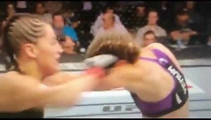 Ufc woman ear torn