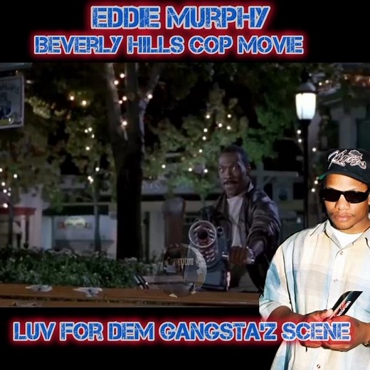 Beverly hills cop 3 Movie 1994 Eazy-E Luv for Dem Gangsta'z Song scene #eddiemurphy #eazye #shorts